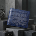 PourHide Wallet - Top Grain Crocodile Pattern Calfskin from Italy