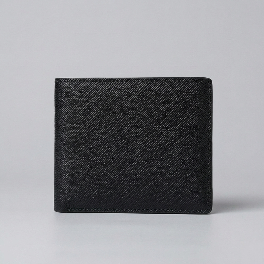 PourHide Leather Bifold Wallet - Italian Saffiano Calfskin