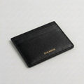 PourHide Black Card Case - Italian Vegetable Tanned Leather