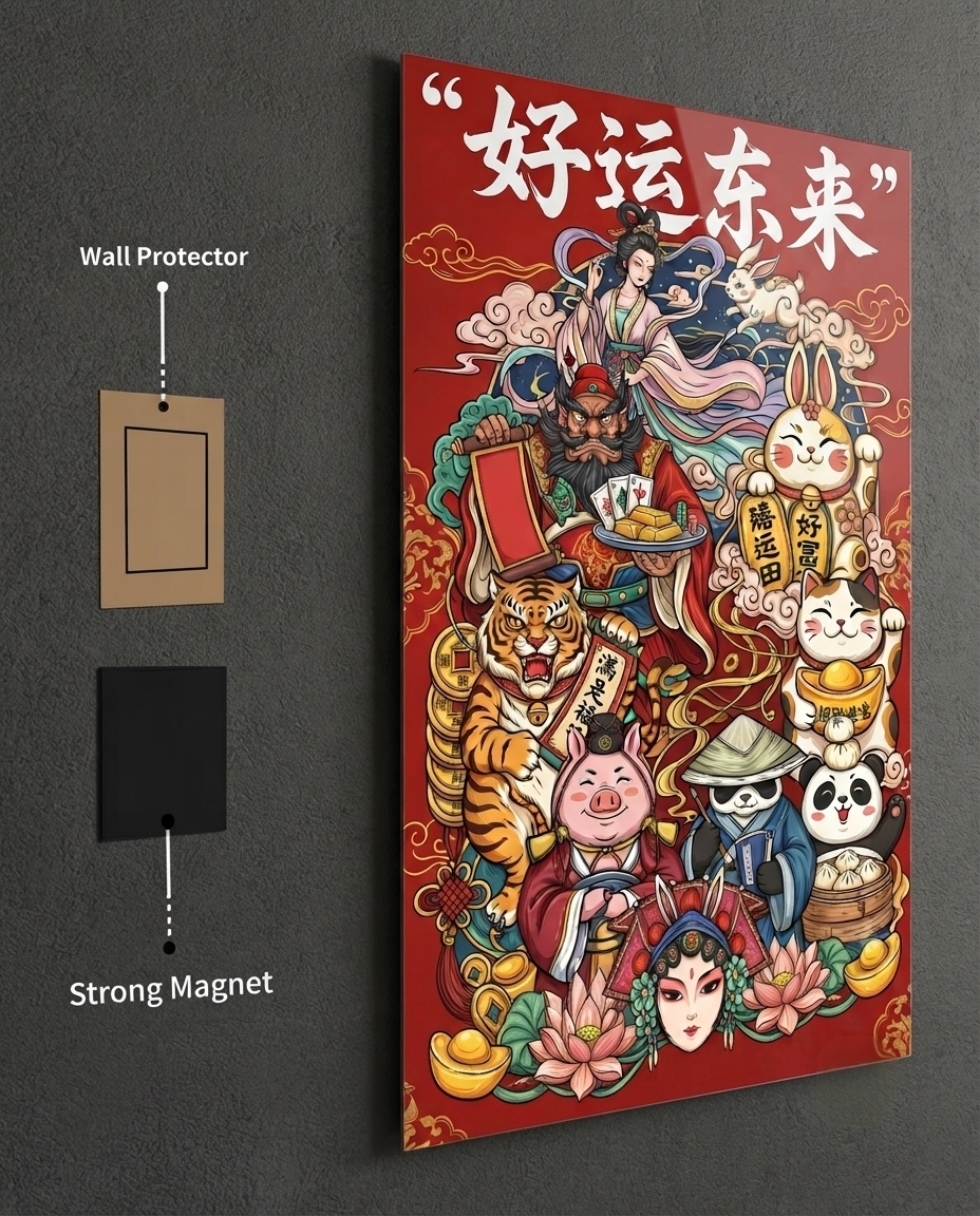 God of Wealth & Myths Metal Poster