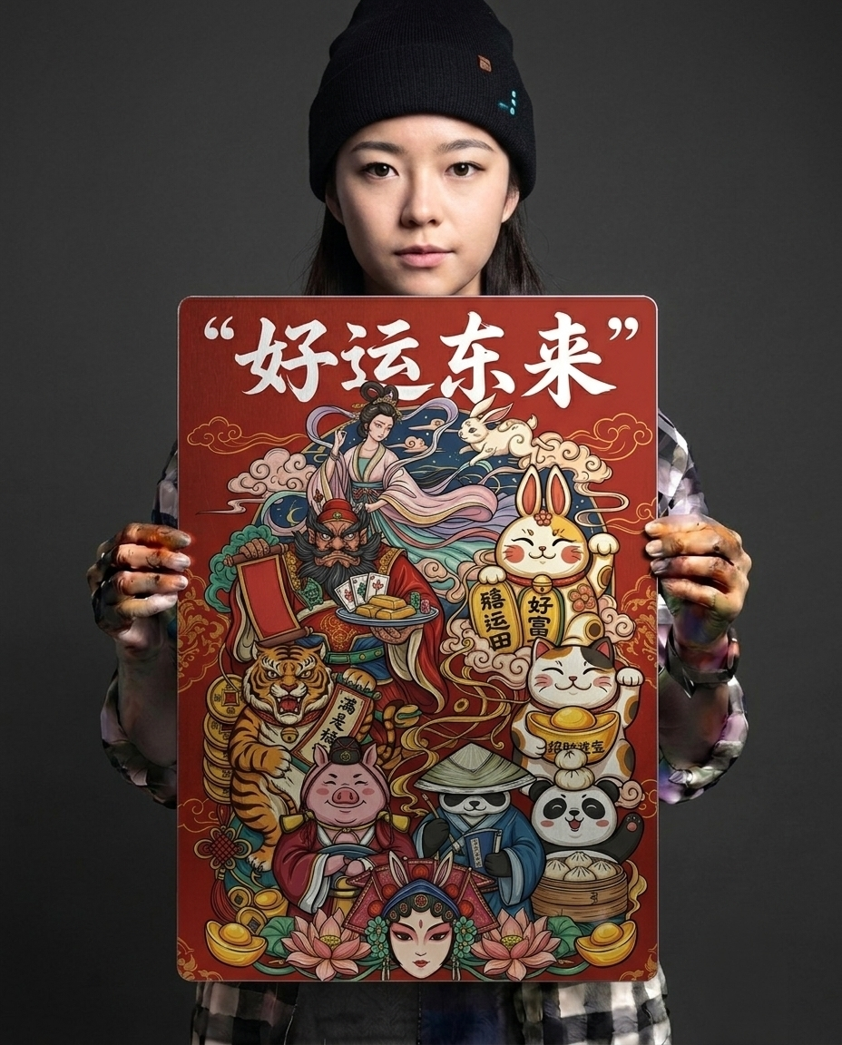 God of Wealth & Myths Metal Poster