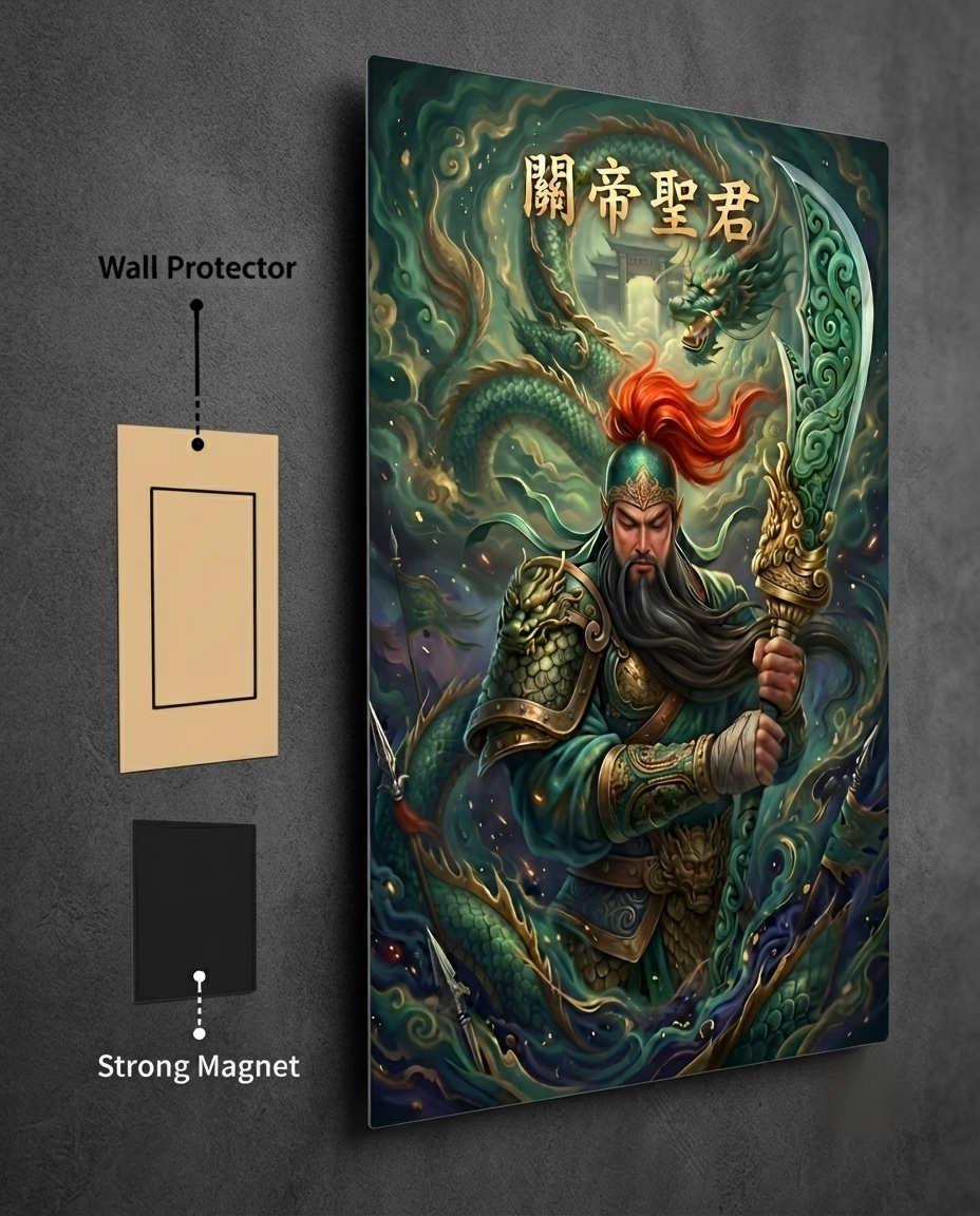 The Emerald Dragon General Metal Poster