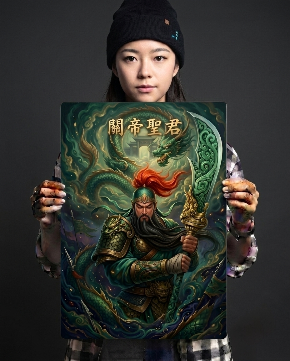 The Emerald Dragon General Metal Poster