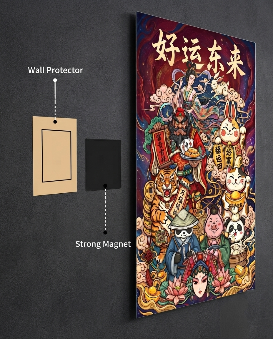 Auspicious Universe Metal Print Poster