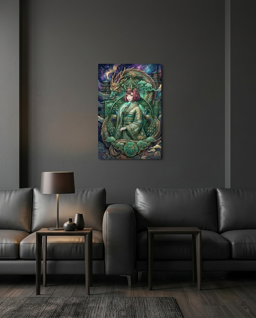 Imperial Jade: Sovereign of Blessings Metal Print Poster