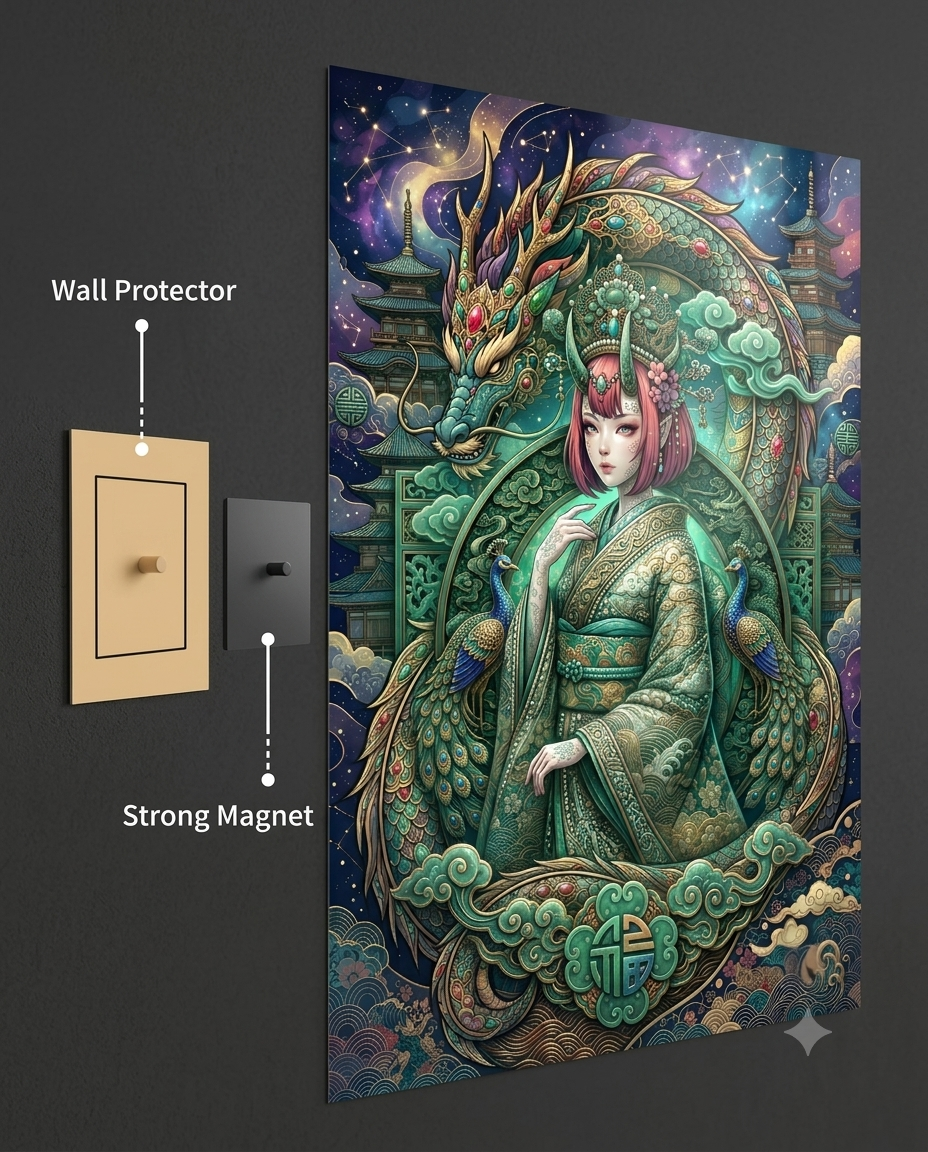 Imperial Jade: Sovereign of Blessings Metal Print Poster