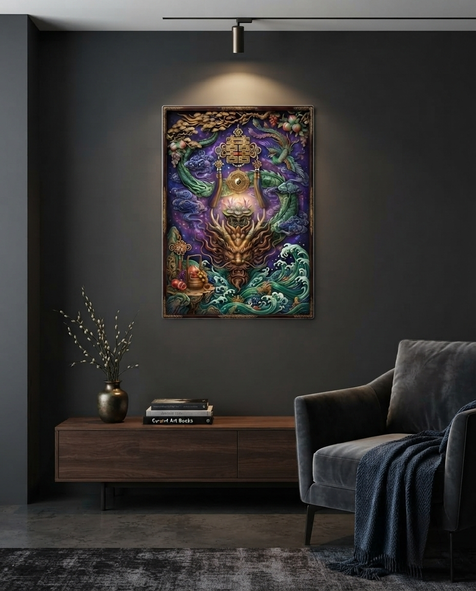 Double Happiness: Eternal Abundance Metal Print Poster