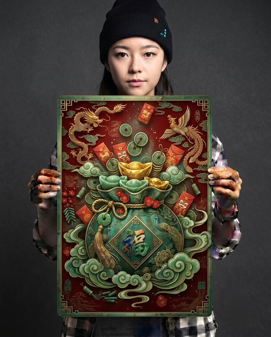 Grand Pouch of Ultimate Fortune Metal Print Poster