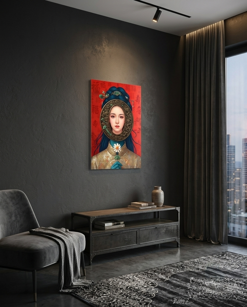 Imperial Blessings Portrait Metal Print Poster