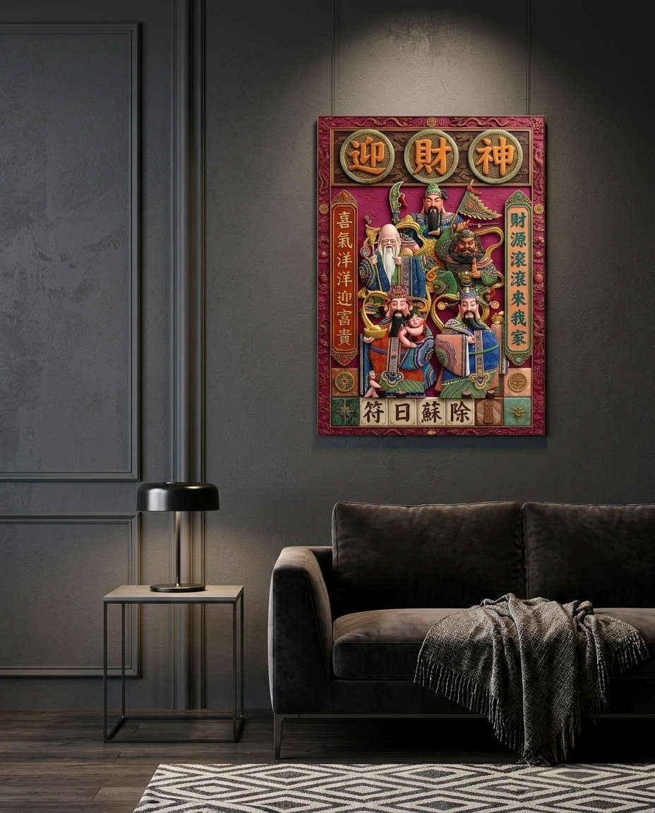 Gods of Fortune Metal Print Poster