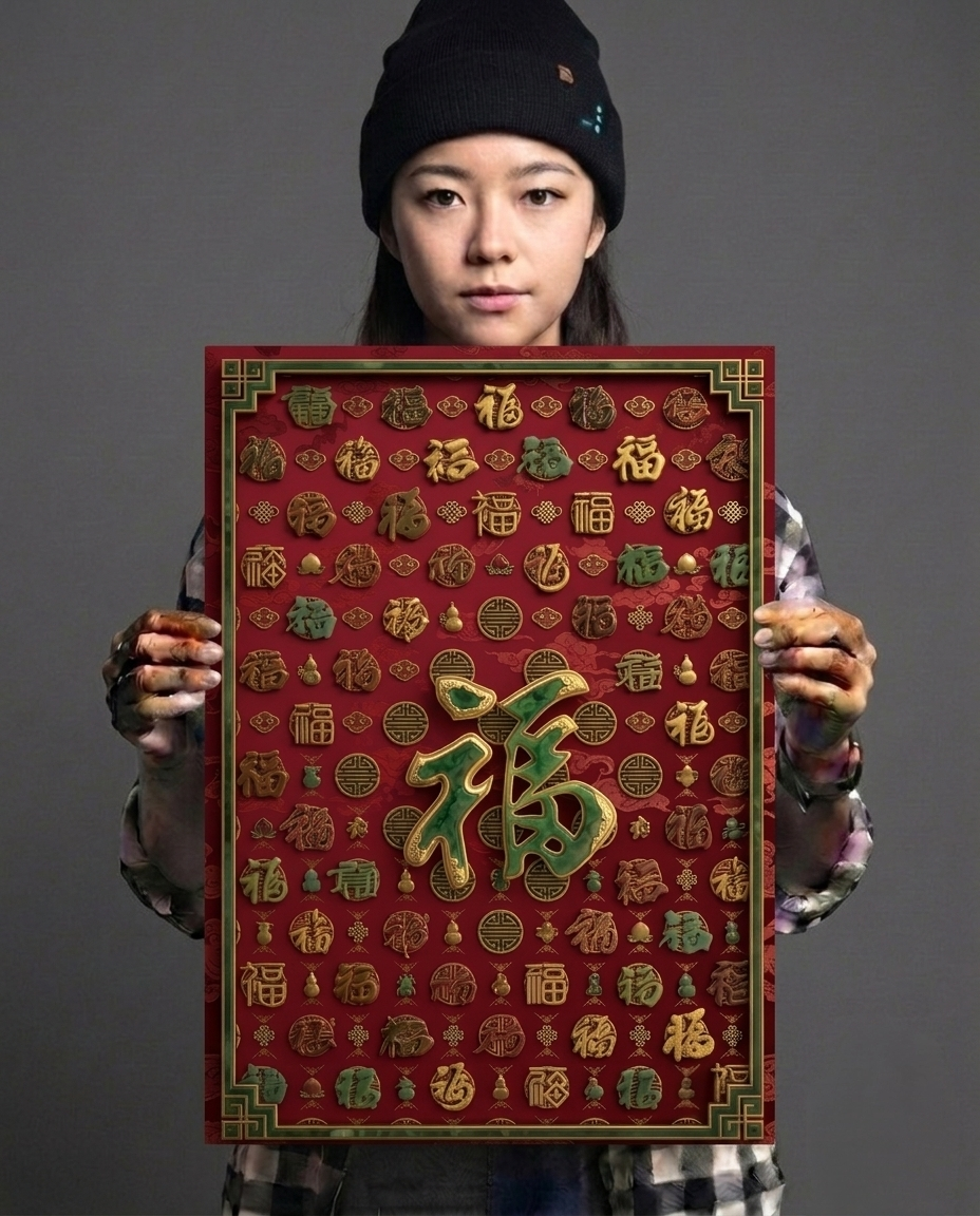 The Sovereign Jade Fu Tapestry Metal Print Poster