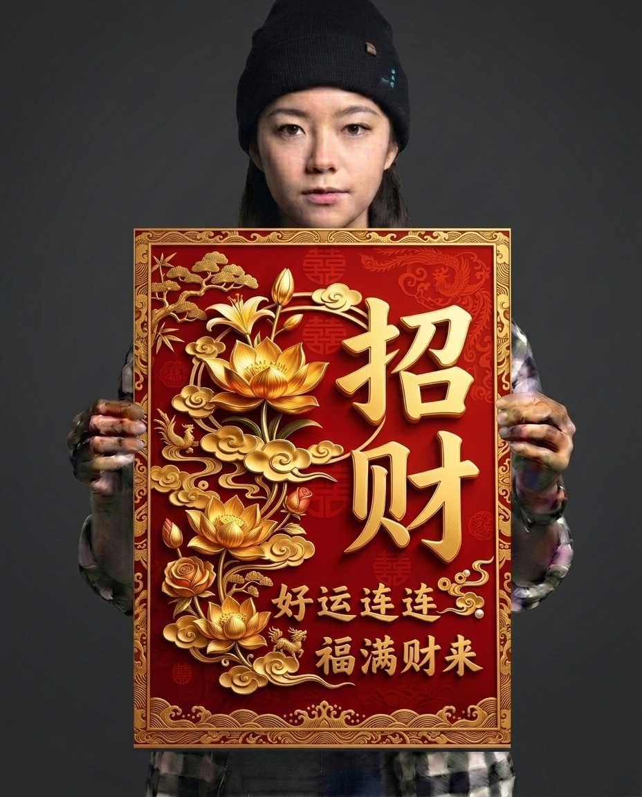 Imperial Wealth & Continuous Good Luck Metal Print Poster