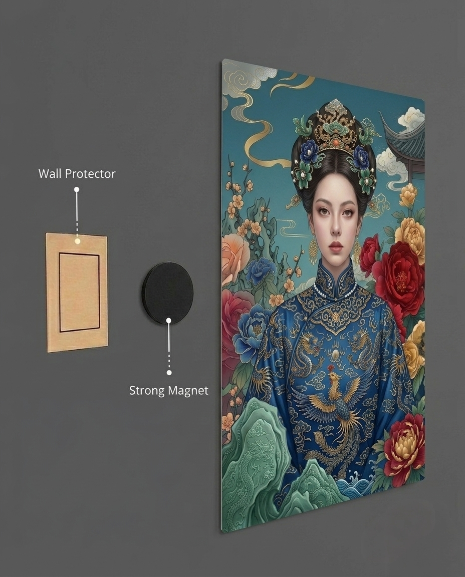 The Sapphire Empress Metal Print Poster