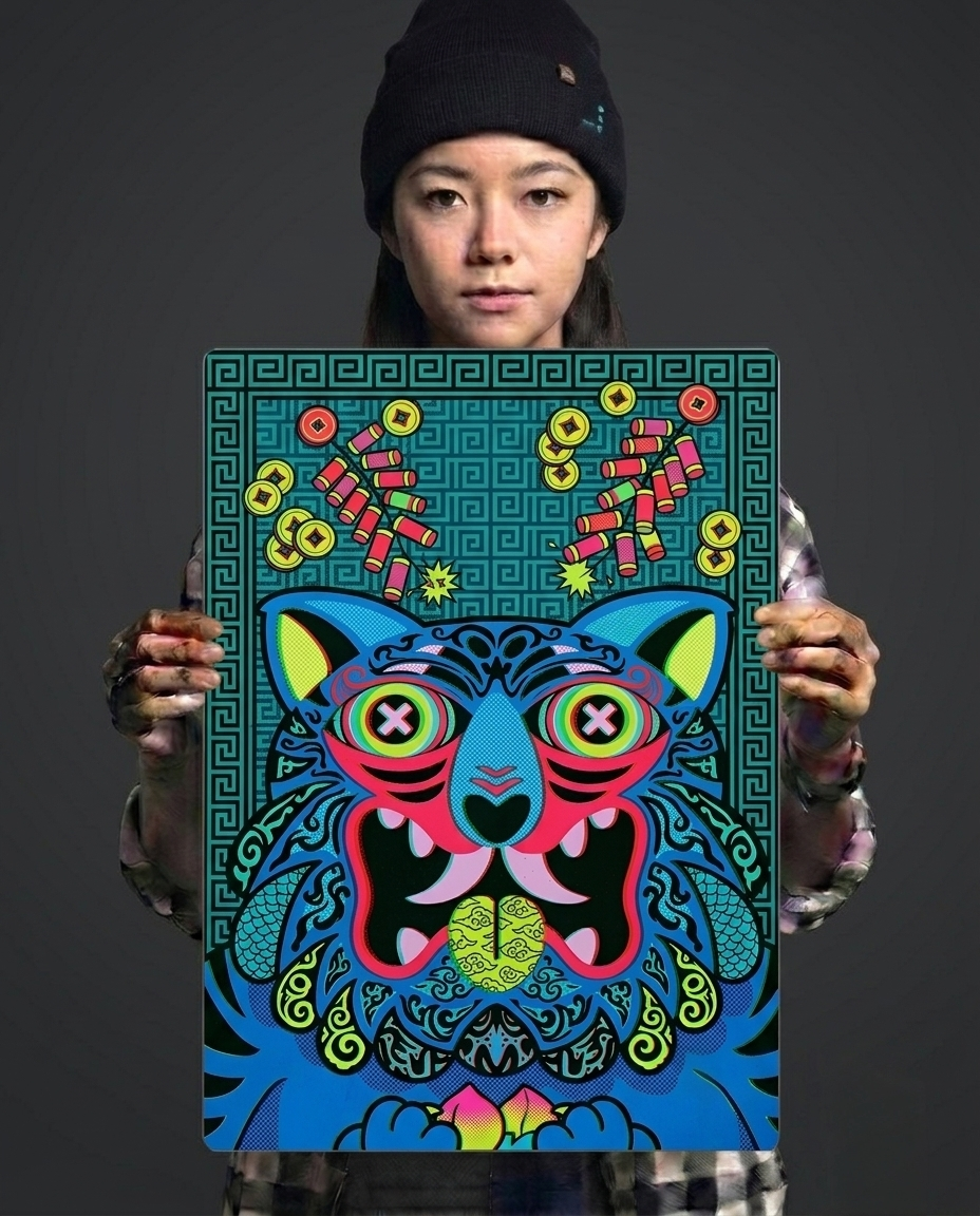 Firecrackers & Fortune Metal Print Poster