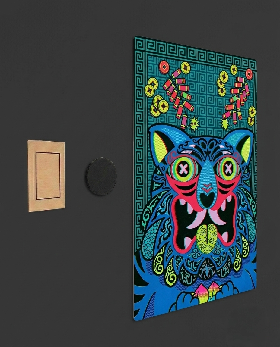 Firecrackers & Fortune Metal Print Poster