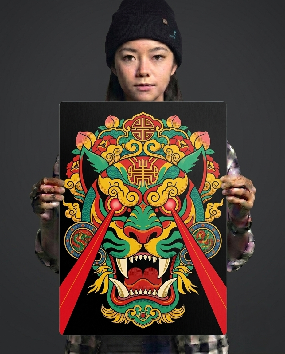 The Peony Predator Metal Print Poster