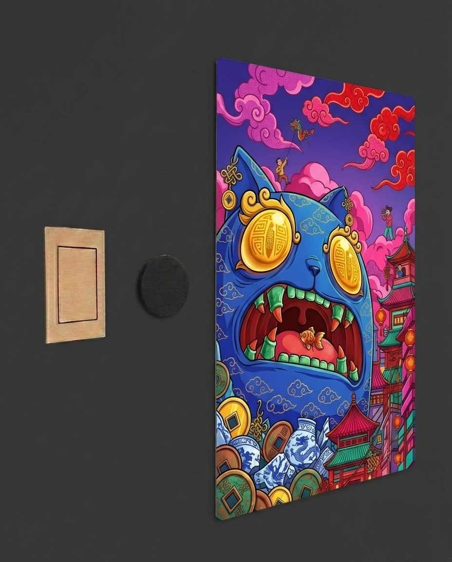 The Blue Giant Metal Print Poster