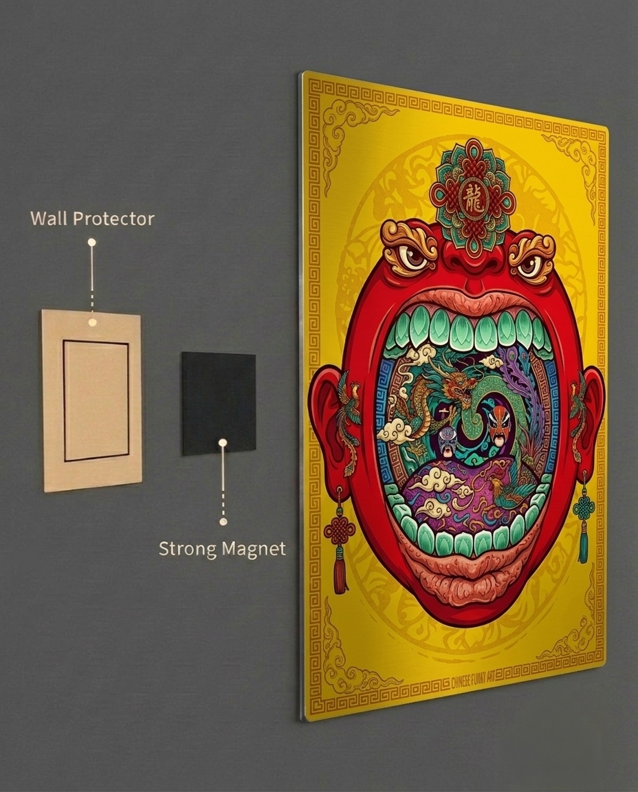 The Red Guardian's Secret Metal Print Poster