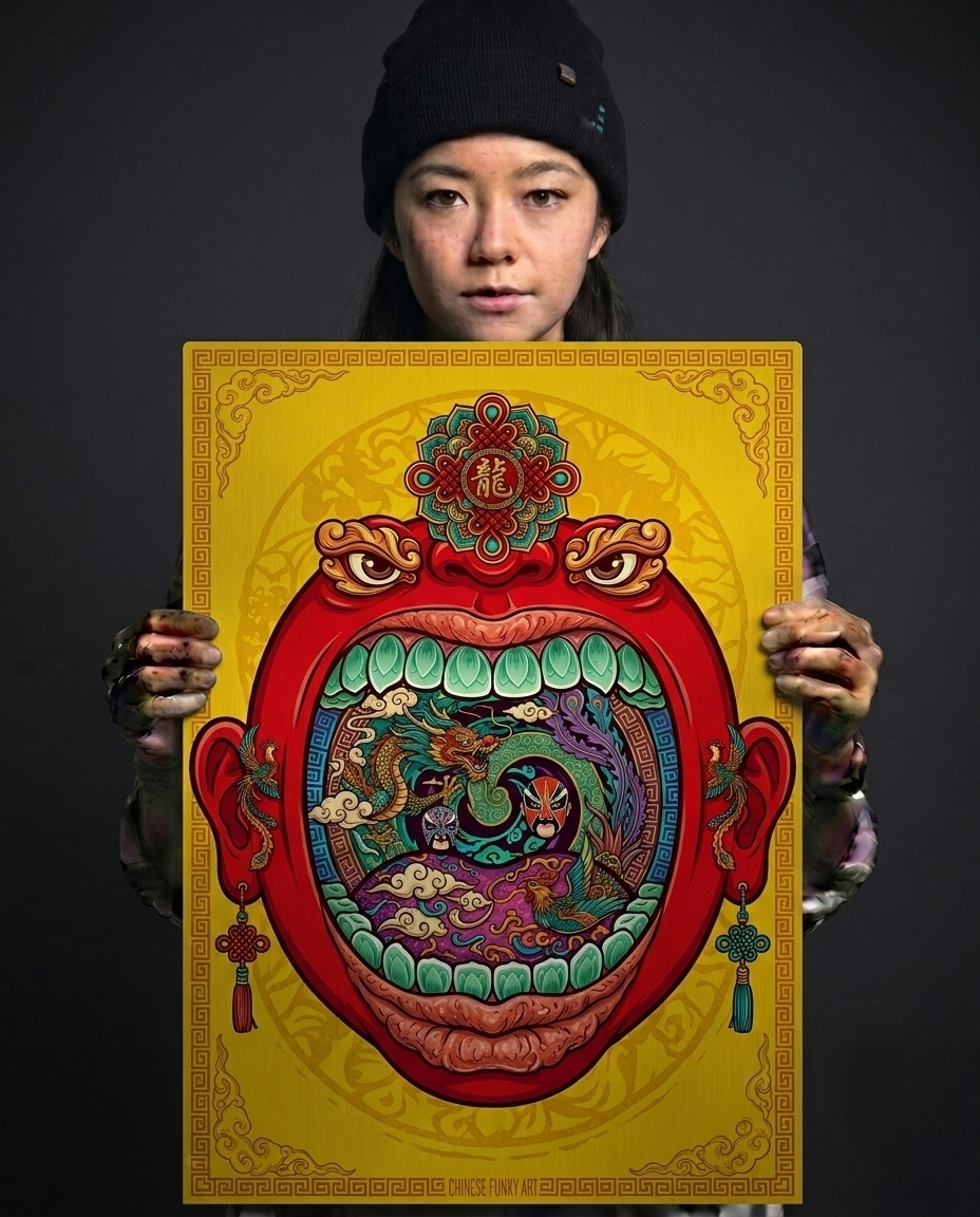 The Red Guardian's Secret Metal Print Poster