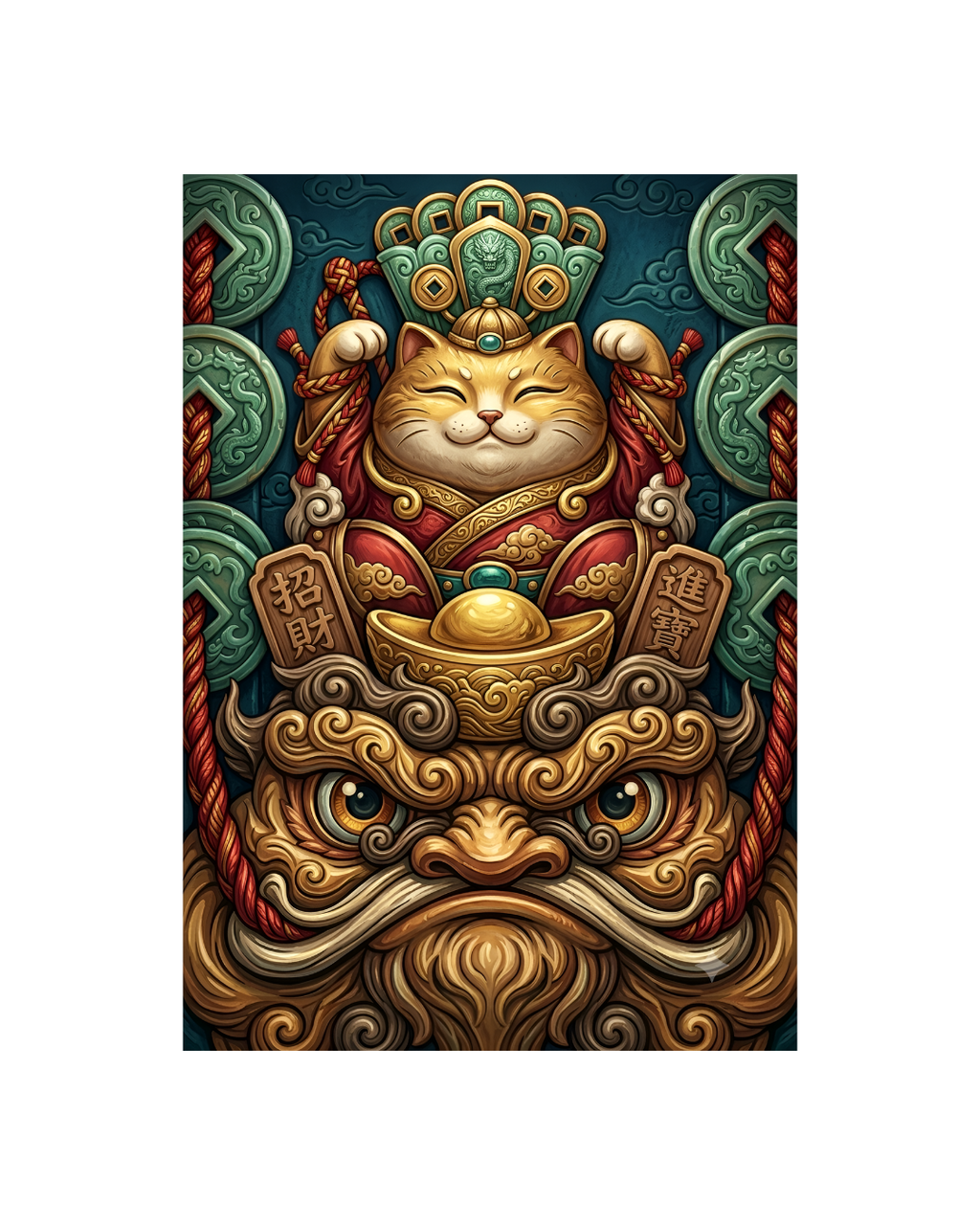 Imperial Wealth Metal Print Poster
