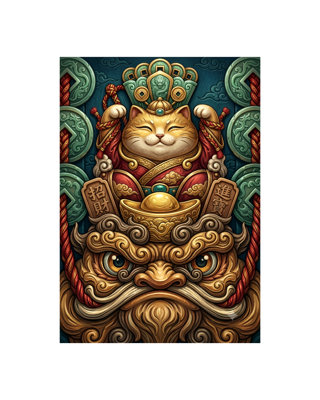 Imperial Wealth Metal Print Poster