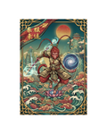 Sun Wukong: Galactic Sovereign Metal Print Poster