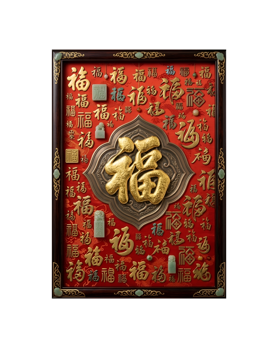 A Thousand Blessings of Fortune Metal Print Poster