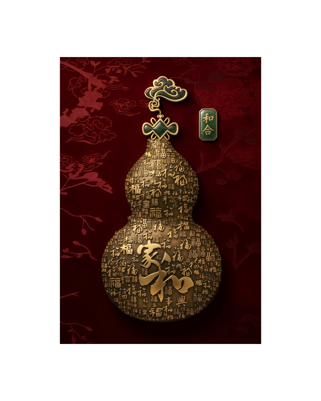 The Gourd of Family Harmony Metal Print Poster