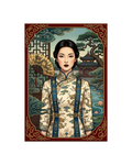 Dynasty Elegance Metal Print Poster