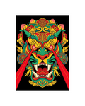 The Peony Predator Metal Print Poster