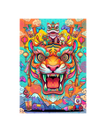The Neon Tiger Metal Print Poster