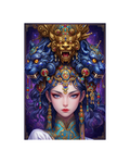 The Celestial Guardian Metal Print Poster