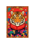 The Spectacled Tiger Metal Print Poster
