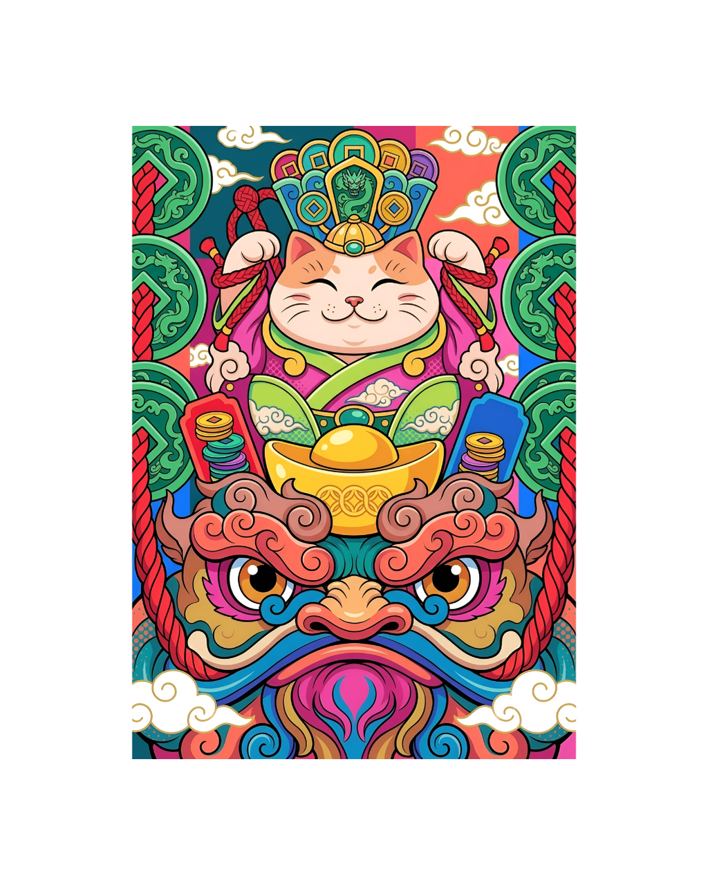 Mythic Wealth Metal Print Poster