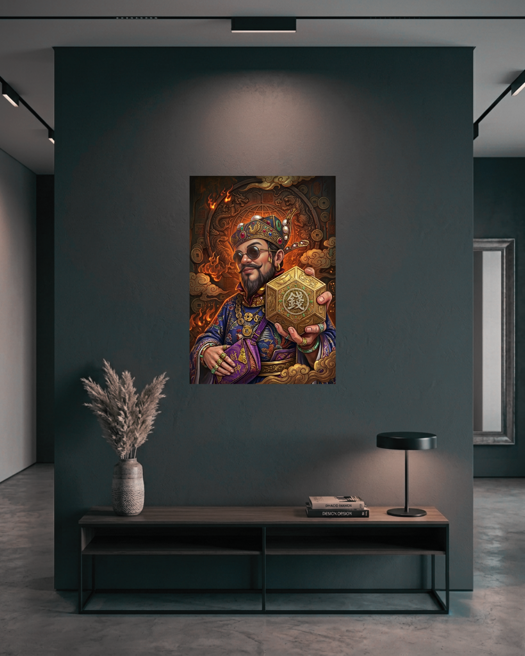 The Hypebeast God of Wealth Metal Print Poster