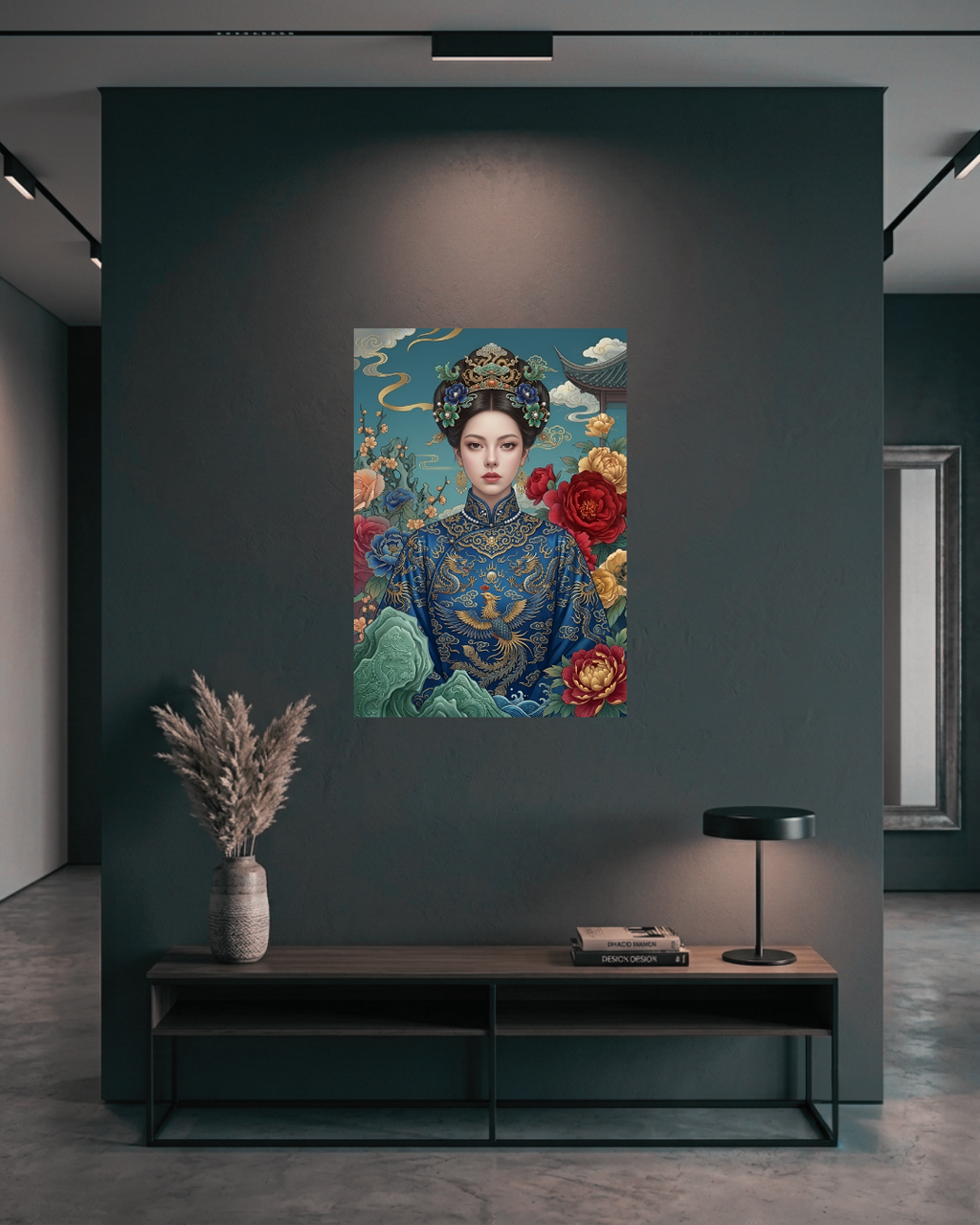 The Sapphire Empress Metal Print Poster