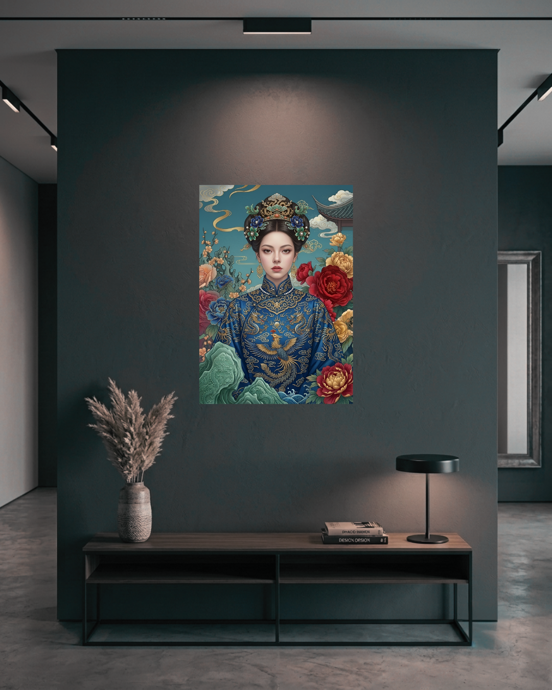 The Sapphire Empress Metal Print Poster