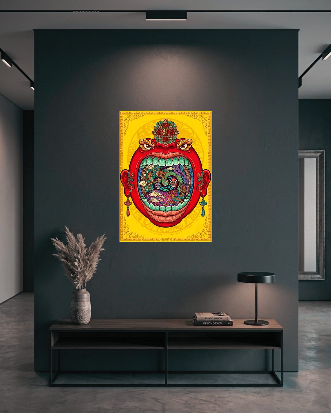 The Red Guardian's Secret Metal Print Poster