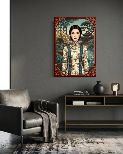 Dynasty Elegance Metal Print Poster
